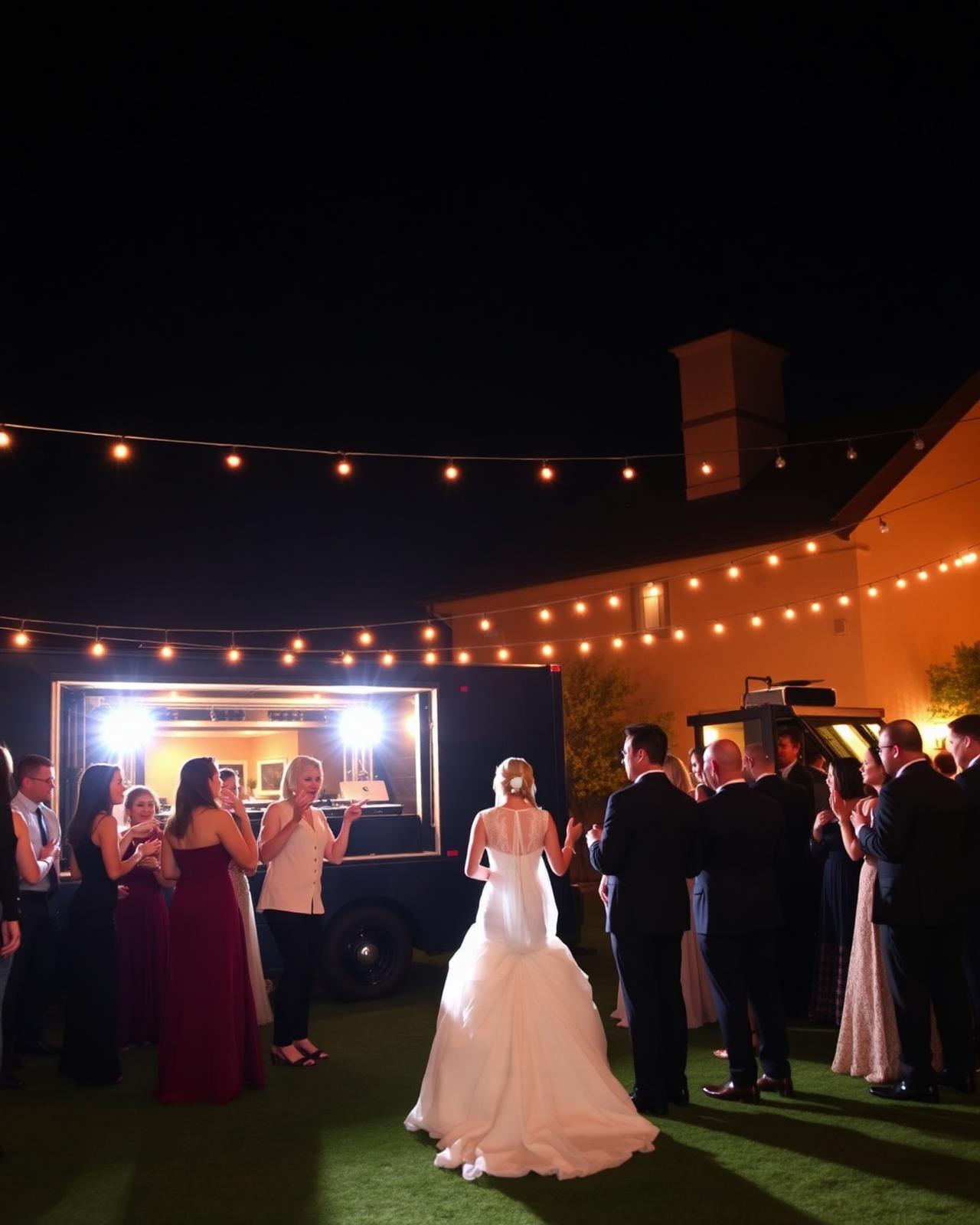BOOTH at a luxury wedding